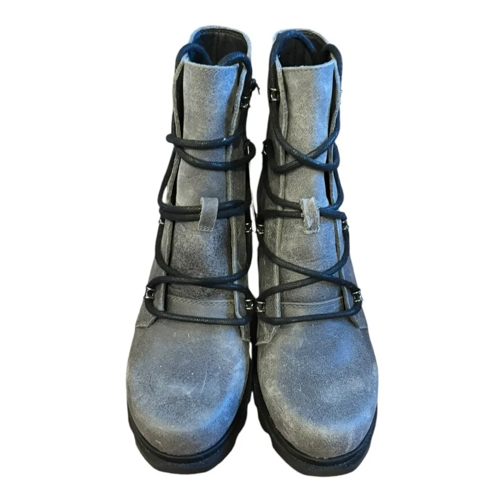 SOREL Joan Of Artic III Wedge Lace Boots Size 8 - Picture 4 of 8